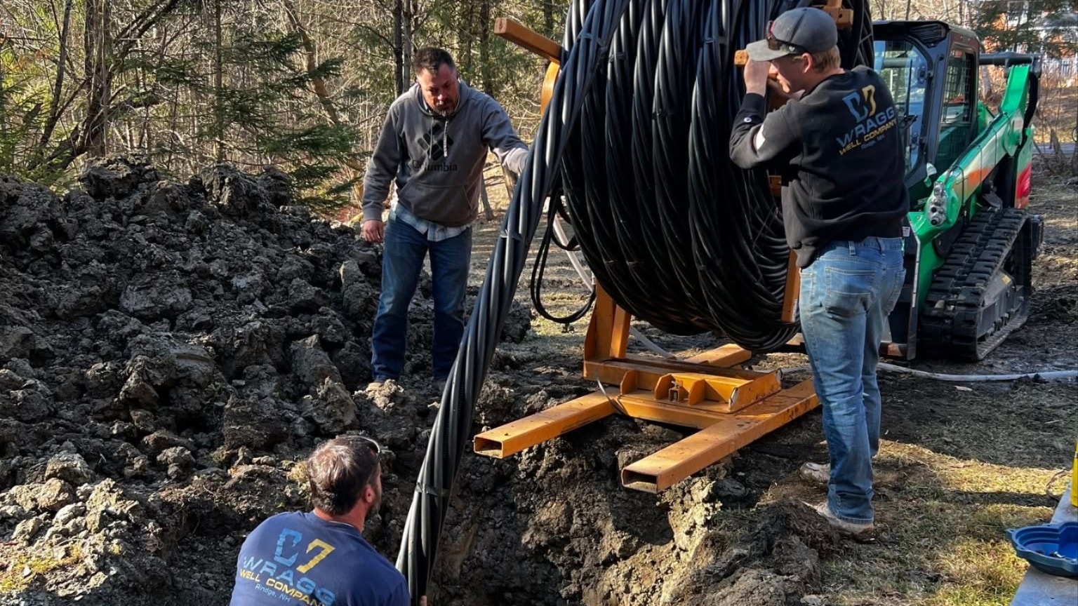 Geothermal loop installation